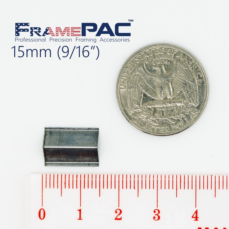 FramePac V Nails for Hardwood Picture Frames - 15mm (9/16 Inch) - [400 V-Nail Pack, Loose] - Ultra Strong Vnail Wedges for Picture Framing - Joining Picture Frame Corners - Image 4